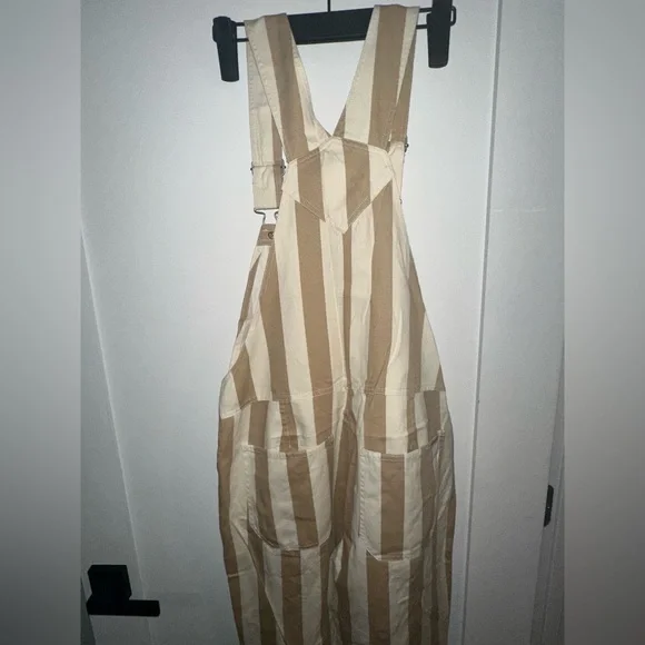 Brixton Striped Overalls - Picture 4 of 8